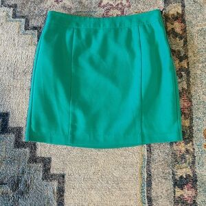 Forever 21 Turquoise Side Zip Mini Skirt